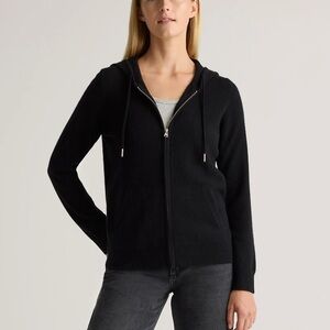 Quince Mongolian Cashmere Full Zip Hoodie